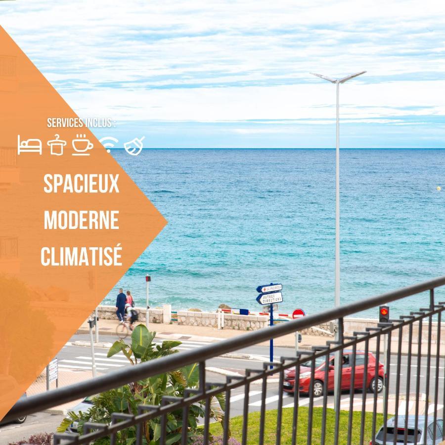 La Perle Bleue - Central - Vue Mer - Wifi Roquebrune-Cap-Martin Luaran gambar