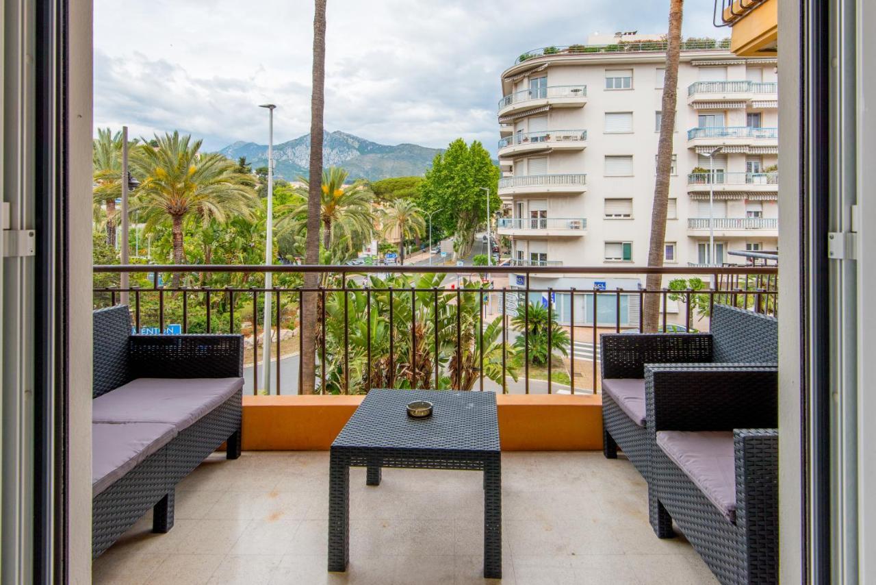 La Perle Bleue - Central - Vue Mer - Wifi Roquebrune-Cap-Martin Luaran gambar