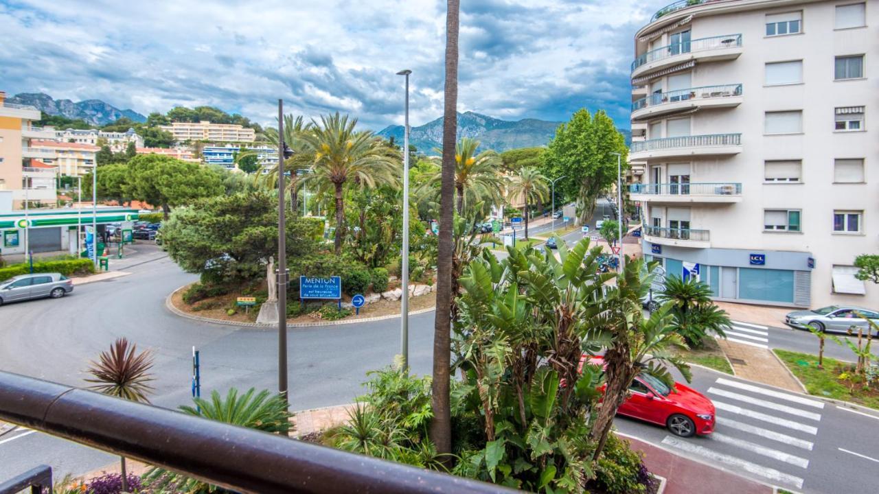 La Perle Bleue - Central - Vue Mer - Wifi Roquebrune-Cap-Martin Luaran gambar